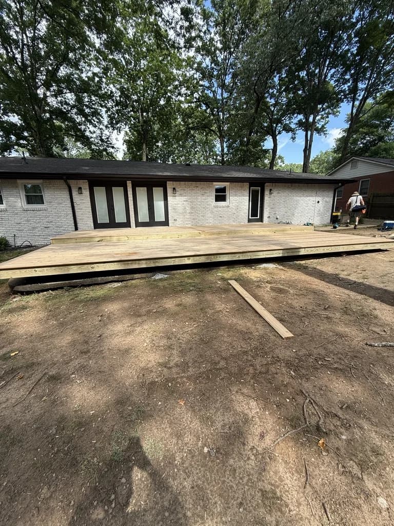 704 sq ft Multi-Level Cedar Deck with Waterfall Steps - Photo 4