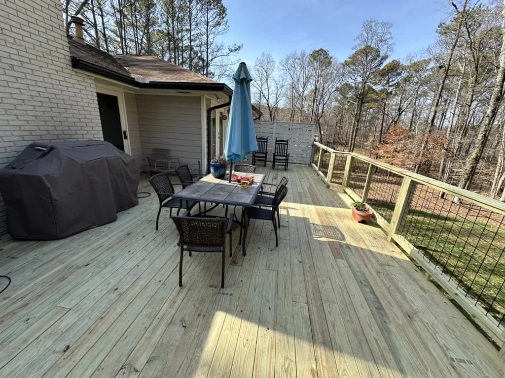 Deck Rehabilitation with Wire Mesh Railings - Photo 10