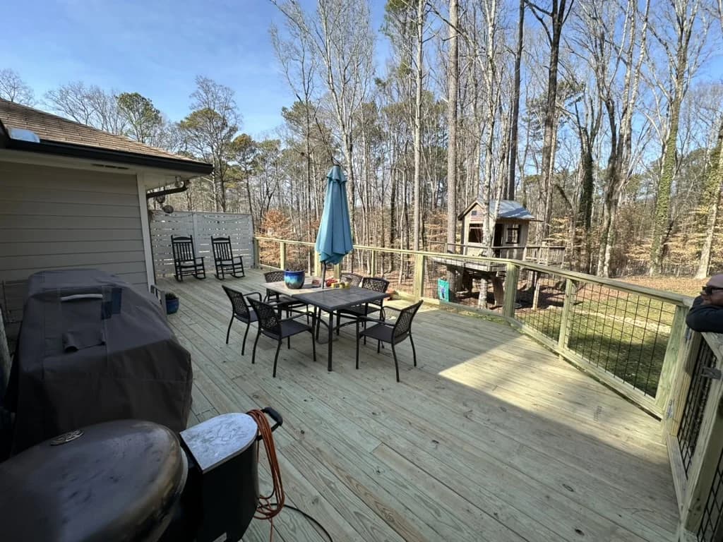 Deck Rehabilitation with Wire Mesh Railings - Photo 11