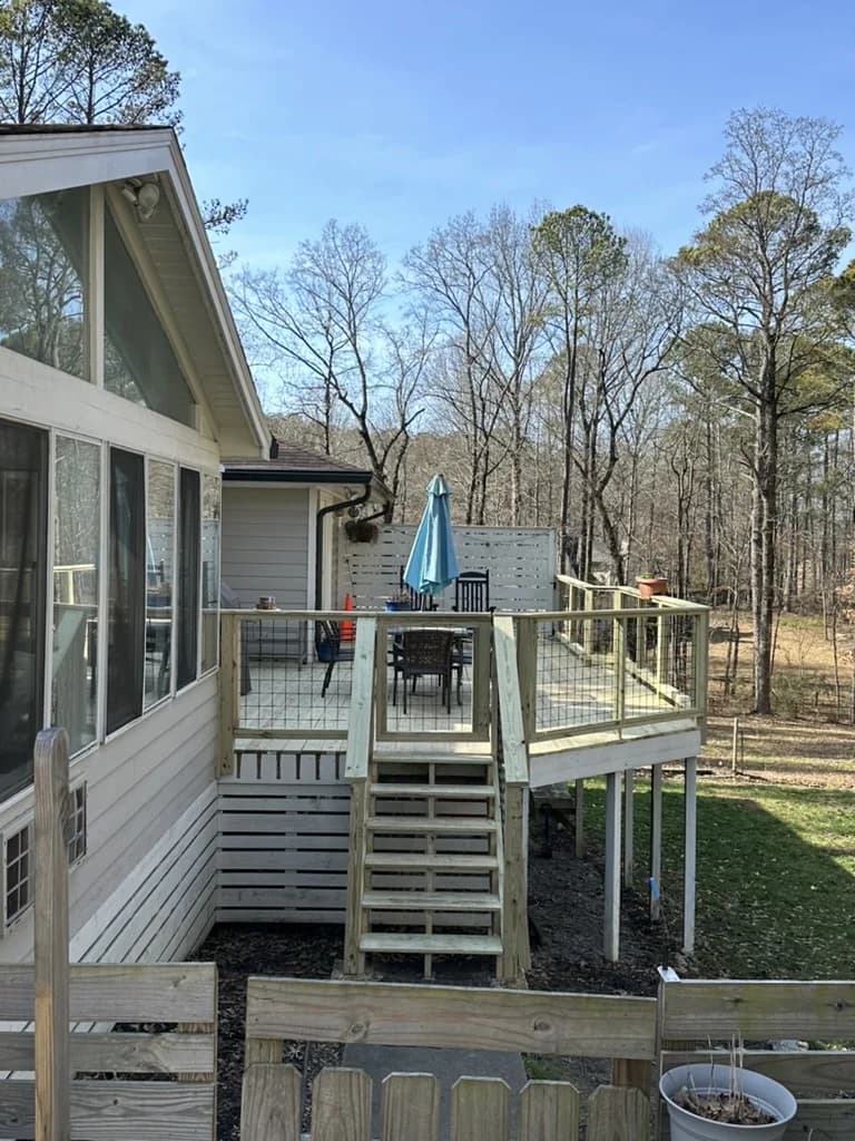 Deck Rehabilitation with Wire Mesh Railings - Photo 12