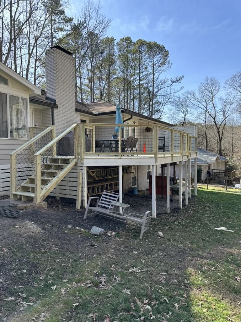 Deck Rehabilitation with Wire Mesh Railings - Photo 5