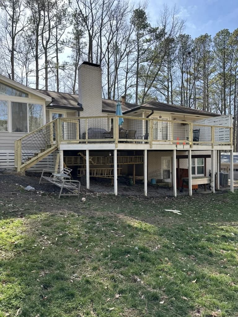 Deck Rehabilitation with Wire Mesh Railings - Photo 6