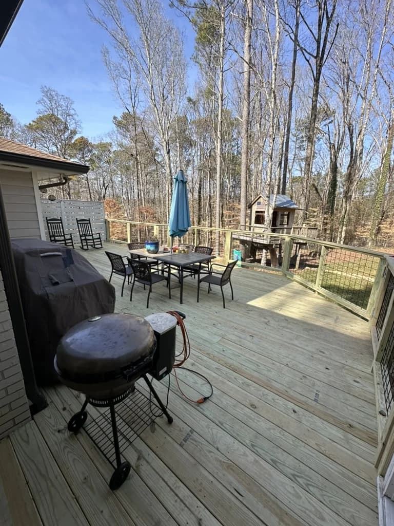 Deck Rehabilitation with Wire Mesh Railings - Photo 9