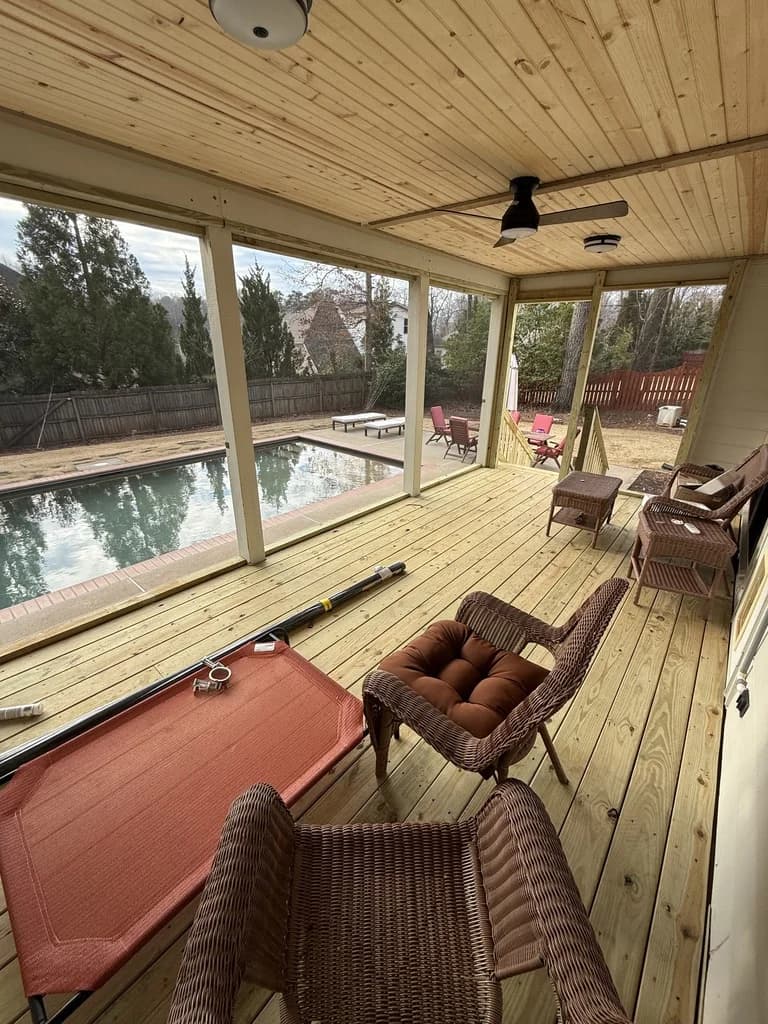 Screened Patio Deck with Covered Roof - Photo 10