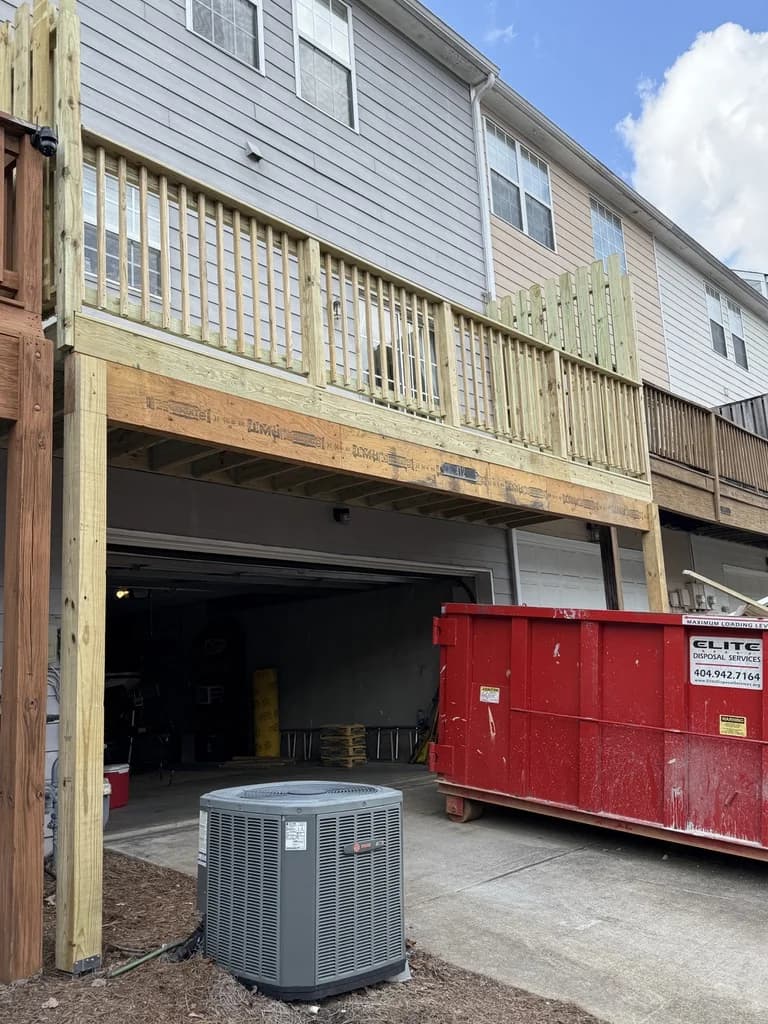 Townhouse Deck with 21ft LVL Beam Span - Photo 5