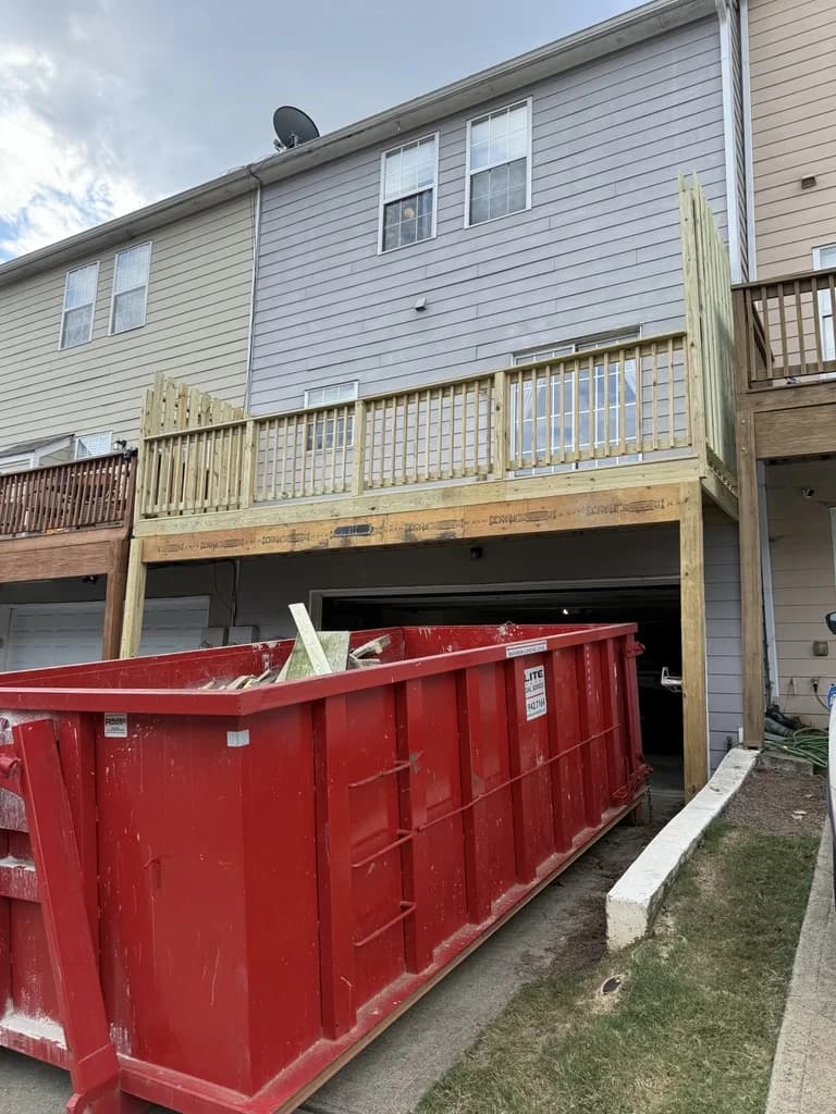 Townhouse Deck with 21ft LVL Beam Span - Photo 6