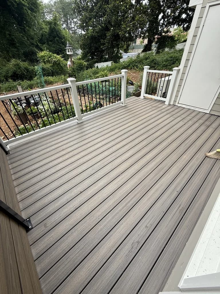 Trex Deck with Horizontal Privacy Fence - Demo & Rebuild - Photo 10