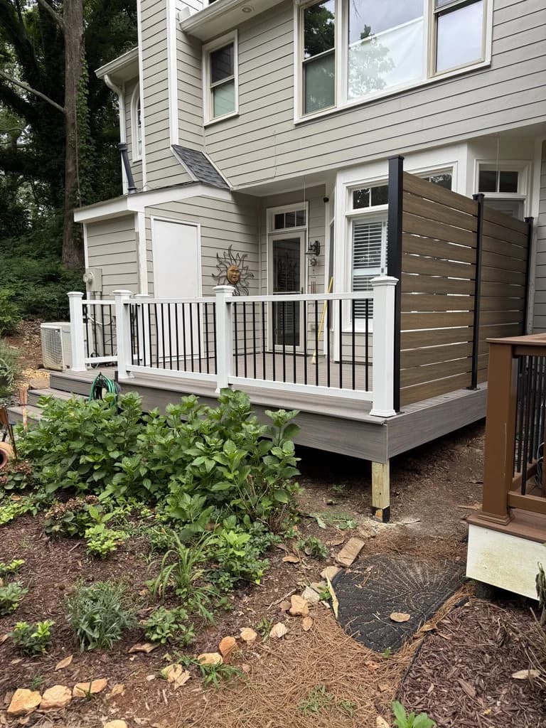 Trex Deck with Horizontal Privacy Fence - Demo & Rebuild - Photo 5