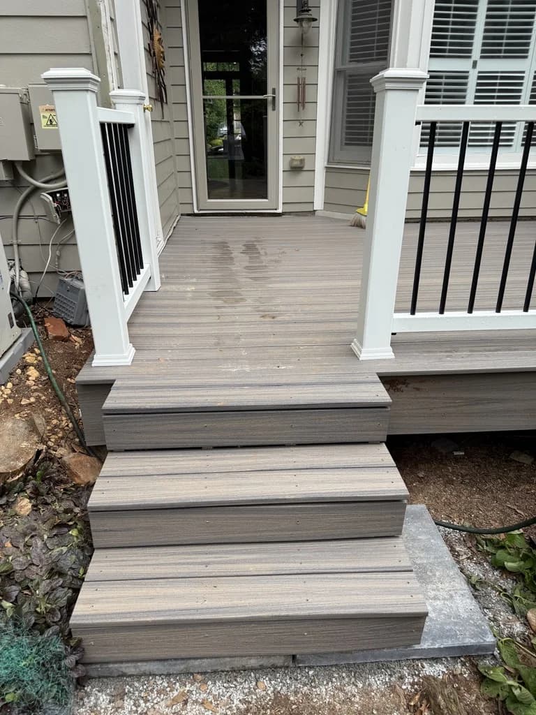 Trex Deck with Horizontal Privacy Fence - Demo & Rebuild - Photo 6