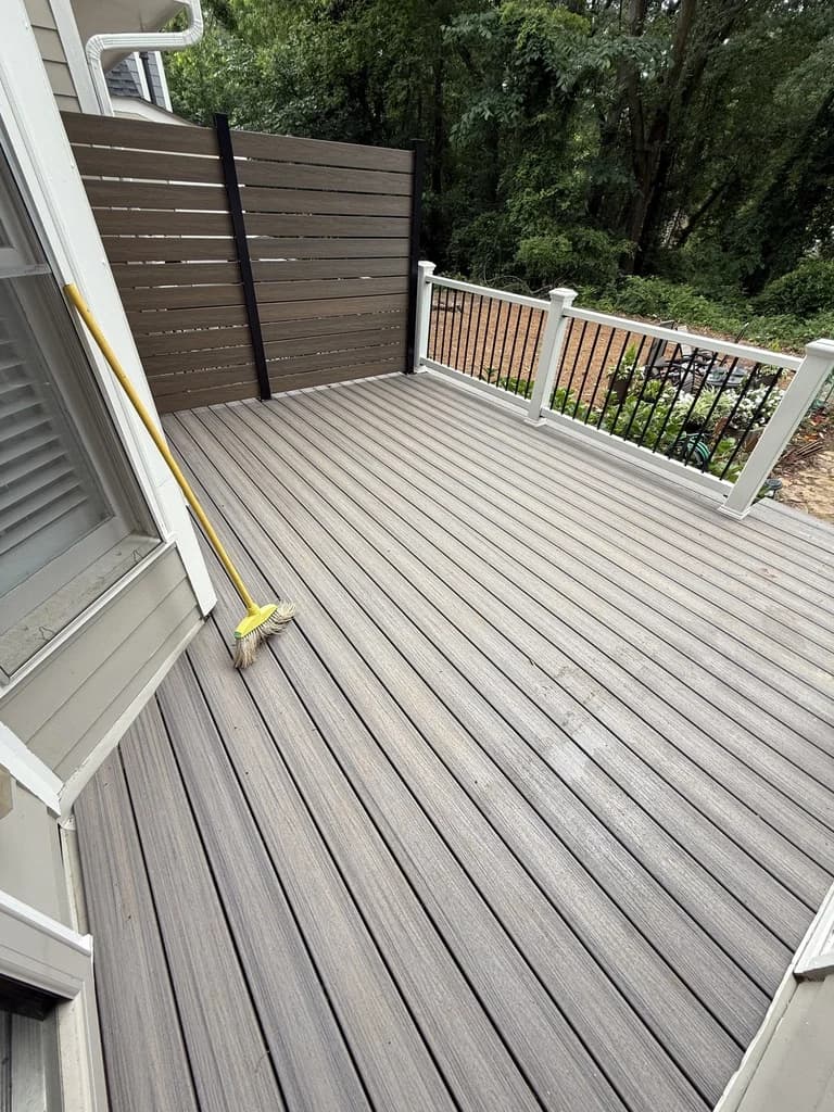 Trex Deck with Horizontal Privacy Fence - Demo & Rebuild - Photo 7