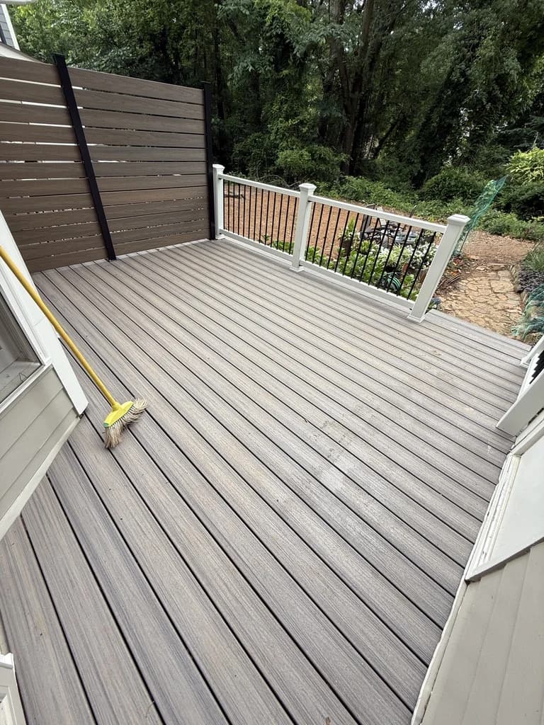 Trex Deck with Horizontal Privacy Fence - Demo & Rebuild - Photo 8