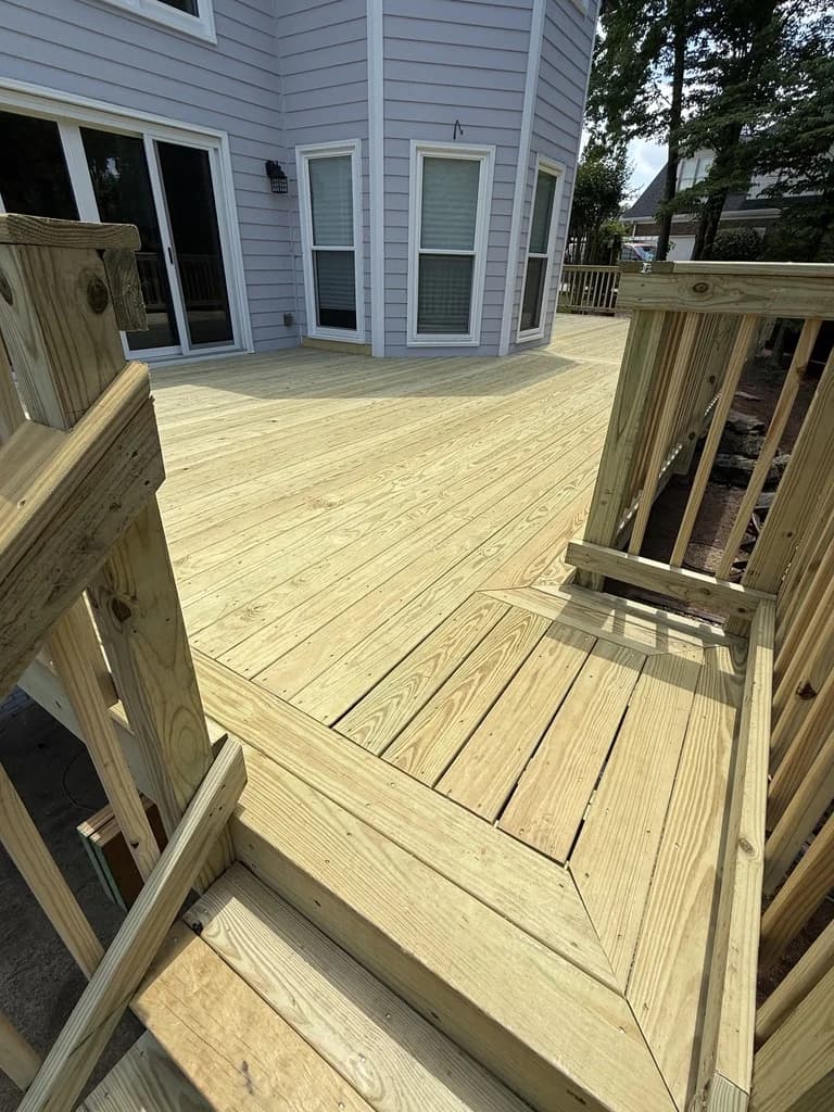 792 sq ft Deck (44x18) with LVL Beams - Demo & Rebuild