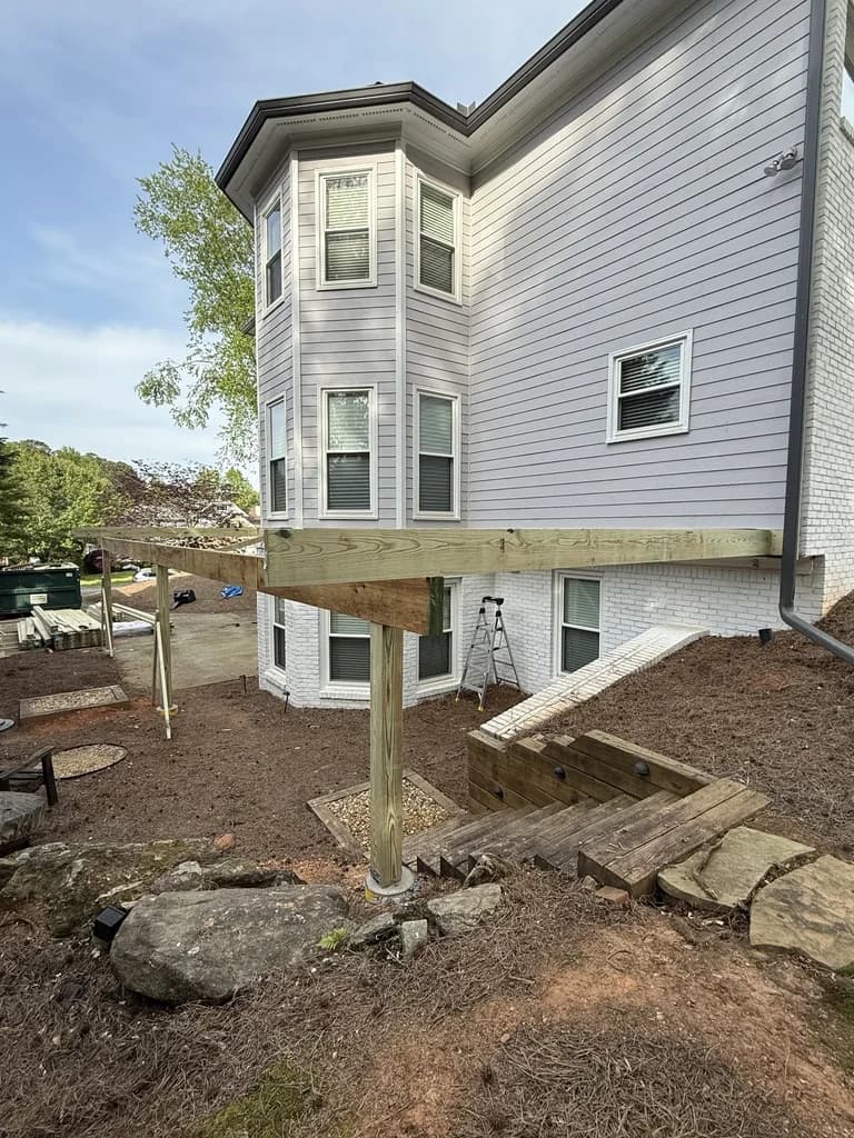 792 sq ft Deck (44x18) with LVL Beams - Demo & Rebuild - Photo 12