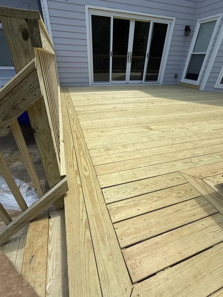 792 sq ft Deck (44x18) with LVL Beams - Demo & Rebuild - Photo 2