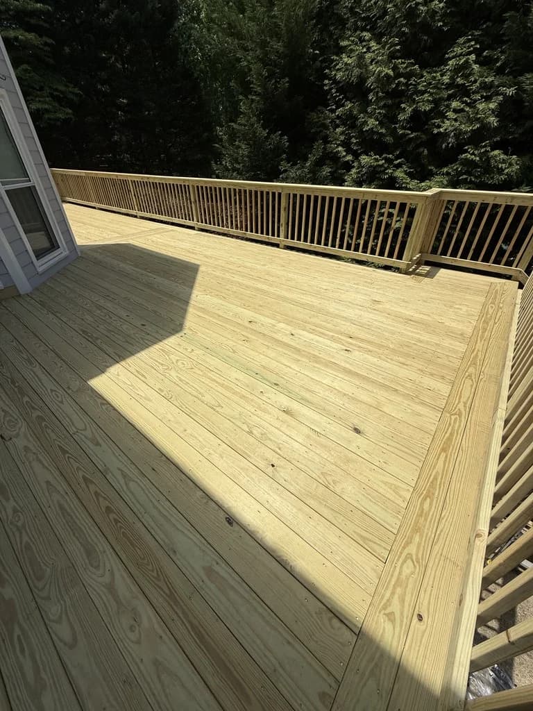 792 sq ft Deck (44x18) with LVL Beams - Demo & Rebuild - Photo 3