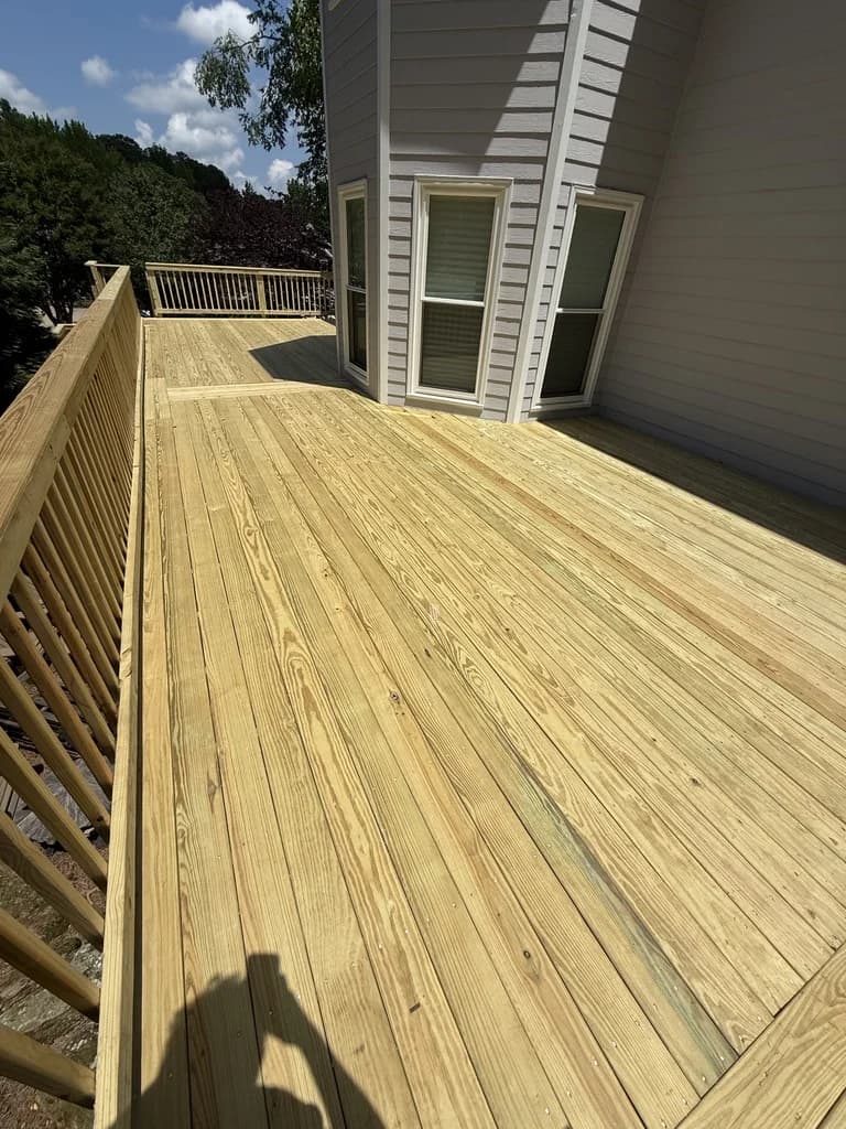 792 sq ft Deck (44x18) with LVL Beams - Demo & Rebuild - Photo 7